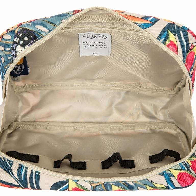 Kulturbeutel X-BAG & X-Travel Schmetterling, Farbe: bunt, Marke: Brics, EAN: 8016623109732, Abmessungen in cm: 25x17x9, Bild 4 von 6