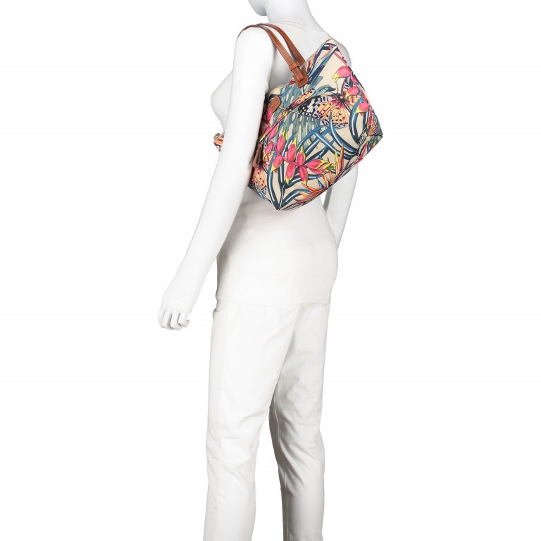 Shopper X-BAG & X-Travel 3 in 1 Größe S Schmetterling, Farbe: bunt, Marke: Brics, EAN: 8016623106663, Abmessungen in cm: 39x24x17, Bild 6 von 10