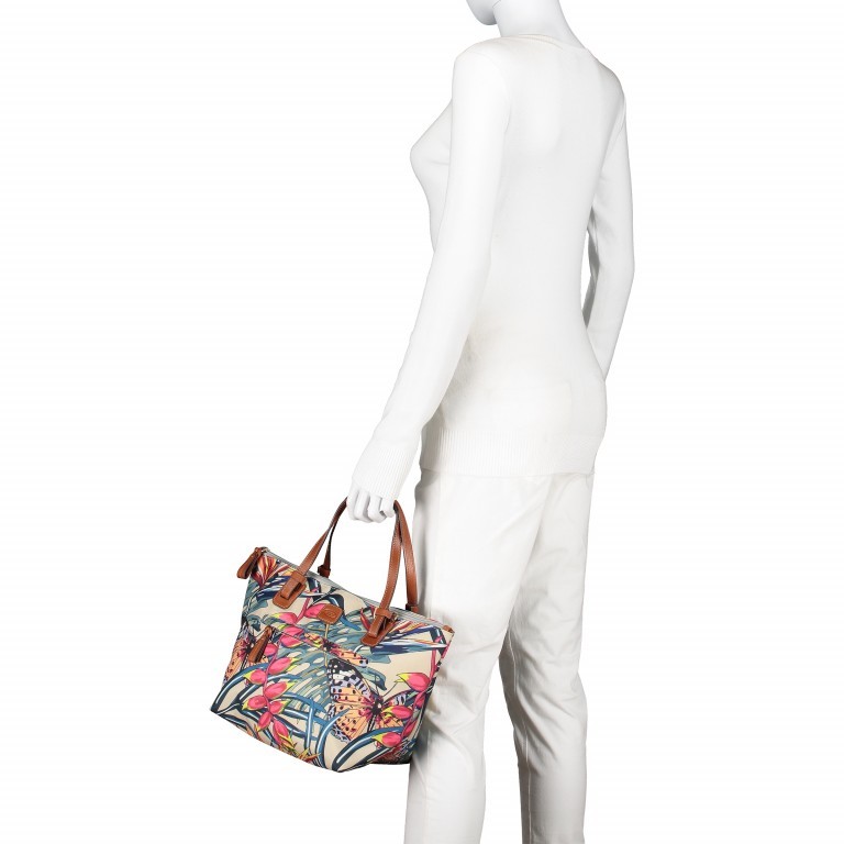Shopper X-BAG & X-Travel 3 in 1 Größe S Schmetterling, Farbe: bunt, Marke: Brics, EAN: 8016623106663, Abmessungen in cm: 39x24x17, Bild 8 von 10