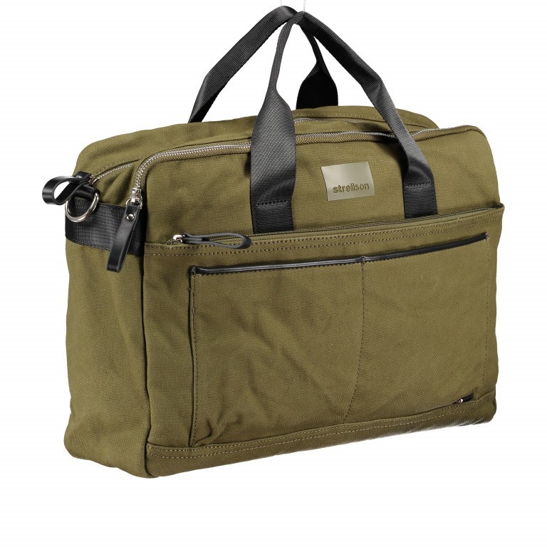 Aktentasche Harrow Briefbag MHZ Khaki, Farbe: taupe/khaki, Marke: Strellson, EAN: 4053533638253, Abmessungen in cm: 40x28.5x12, Bild 2 von 8