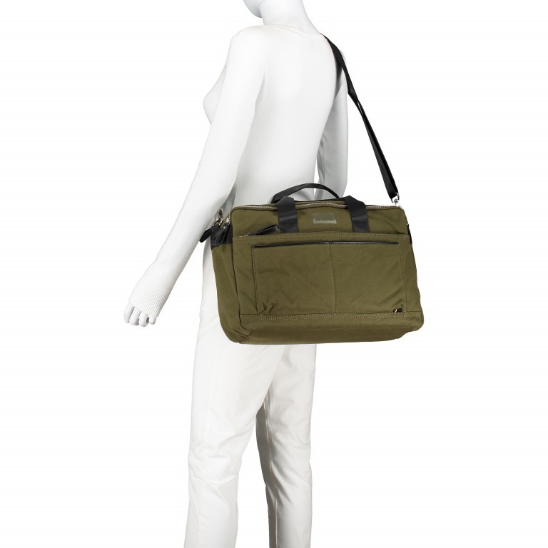 Aktentasche Harrow Briefbag MHZ Khaki, Farbe: taupe/khaki, Marke: Strellson, EAN: 4053533638253, Abmessungen in cm: 40x28.5x12, Bild 5 von 8