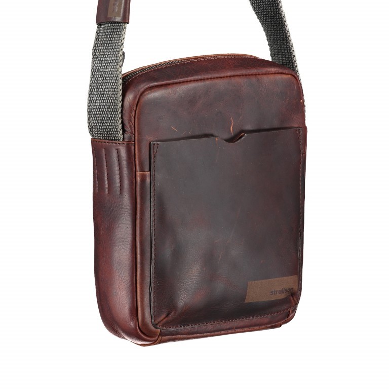 Umhängetasche Goldhawk Shoulderbag XSVZ Brown, Farbe: braun, Marke: Strellson, EAN: 4053533530229, Abmessungen in cm: 20x24x7, Bild 2 von 7