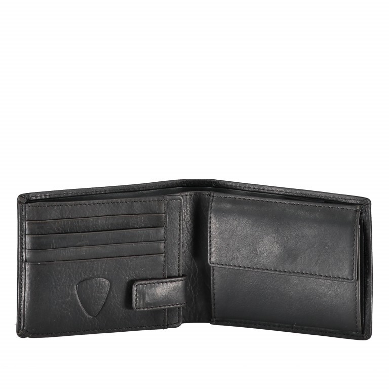 Geldbörse Goldhawk Billfold H7 Black, Farbe: schwarz, Marke: Strellson, EAN: 4053533700608, Abmessungen in cm: 12.5x10x2.5, Bild 3 von 4