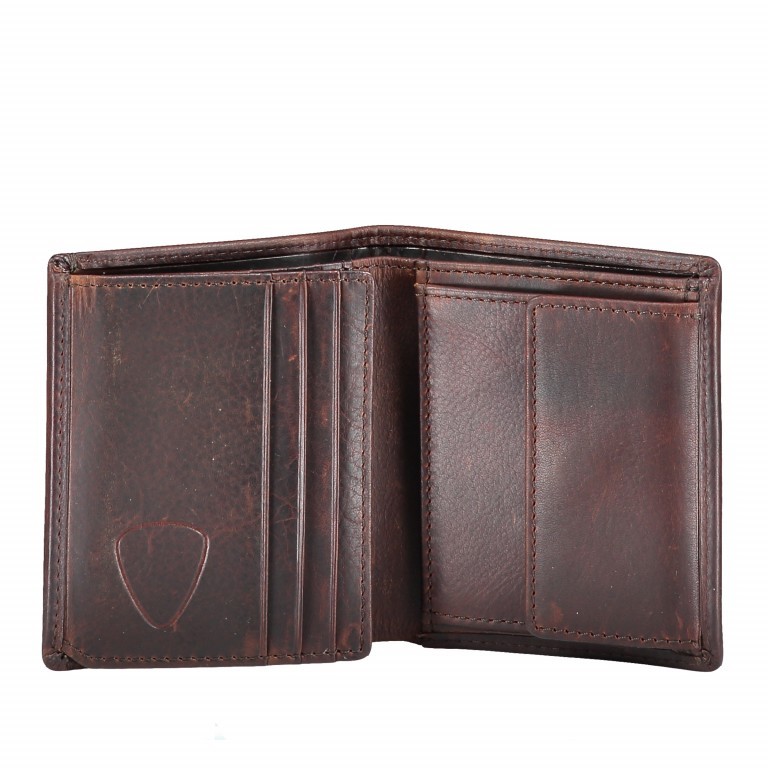 Geldbörse Goldhawk Billfold Q6 Brown, Farbe: braun, Marke: Strellson, EAN: 4053533700615, Abmessungen in cm: 9.5x10.5x2, Bild 3 von 4