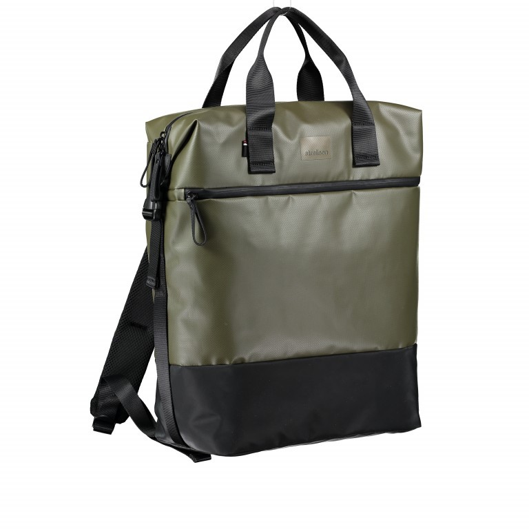 Rucksack Stockwell Backpack LVZ Khaki, Farbe: taupe/khaki, Marke: Strellson, EAN: 4053533651870, Abmessungen in cm: 34x46x18, Bild 2 von 7