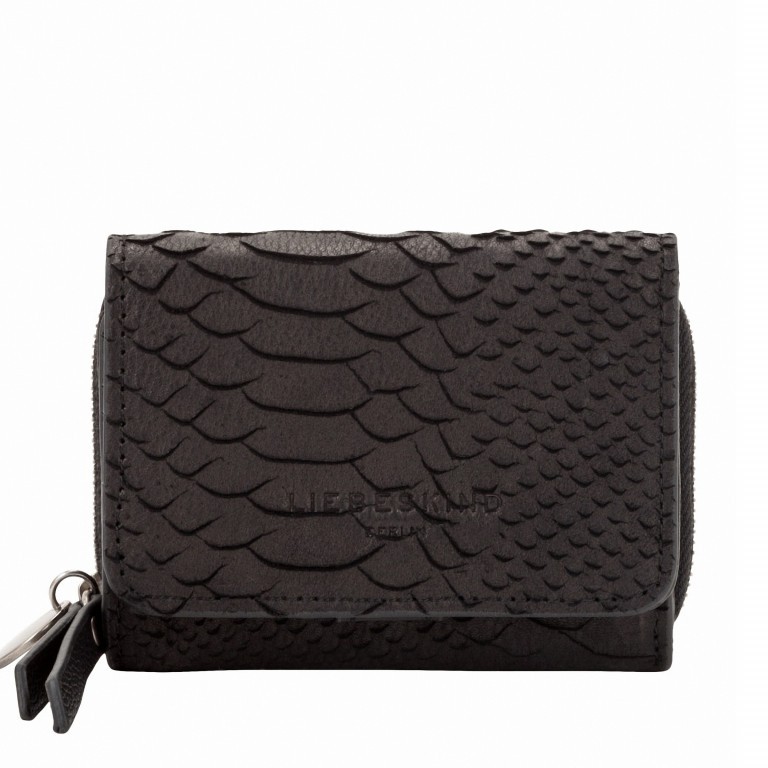 Geldbörse Scouri Pablita Black, Farbe: schwarz, Marke: Liebeskind Berlin, EAN: 4058629115991, Abmessungen in cm: 11x9x3, Bild 1 von 4