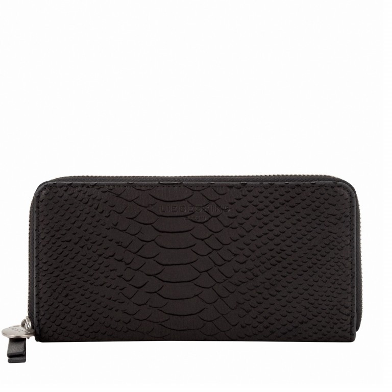 Geldbörse Scouri Gigi Black, Farbe: schwarz, Marke: Liebeskind Berlin, EAN: 4058629115328, Abmessungen in cm: 19.5x10x2, Bild 1 von 4