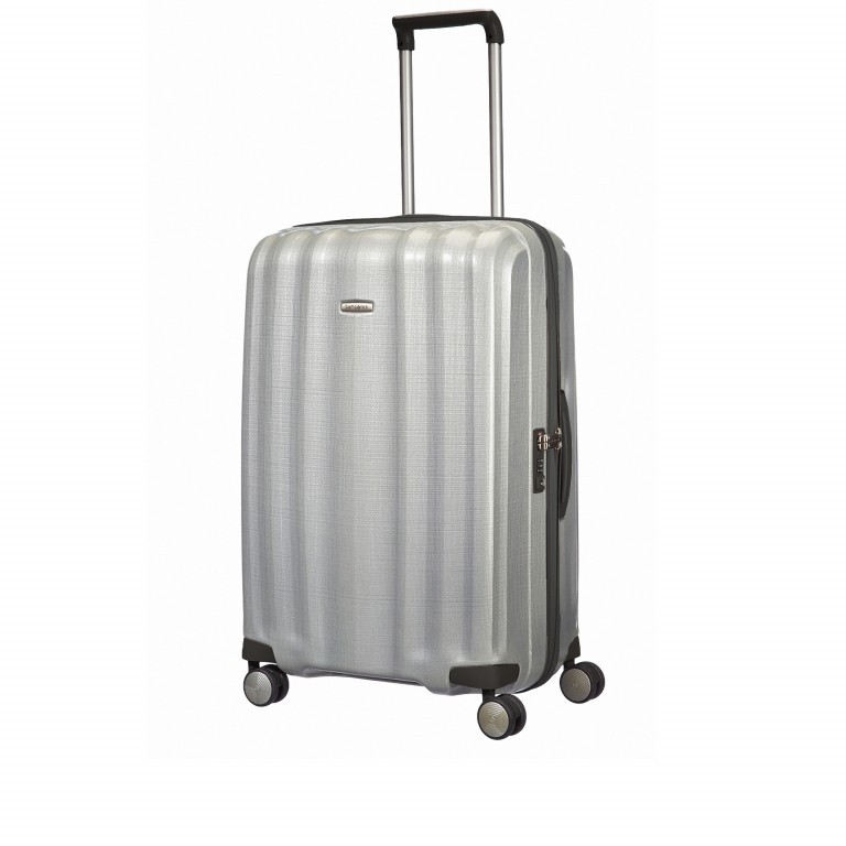 Koffer lite-cube Spinner 76 Silver, Farbe: grau, Marke: Samsonite, EAN: 5414847924484, Abmessungen in cm: 50x76x32, Bild 4 von 8