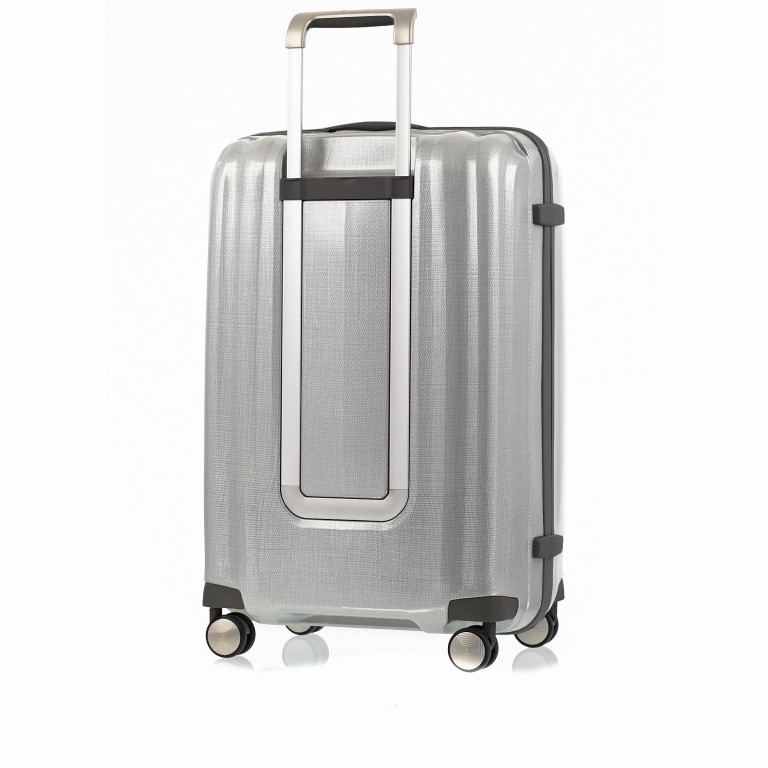 Koffer lite-cube Spinner 76 Silver, Farbe: grau, Marke: Samsonite, EAN: 5414847924484, Abmessungen in cm: 50x76x32, Bild 2 von 8