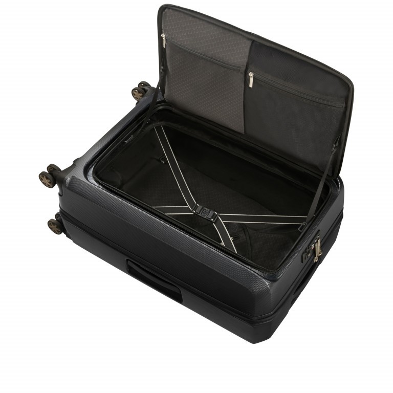 Koffer Prodigy Spinner 69 Black, Farbe: schwarz, Marke: Samsonite, EAN: 5414847962493, Abmessungen in cm: 46x69x29, Bild 4 von 12