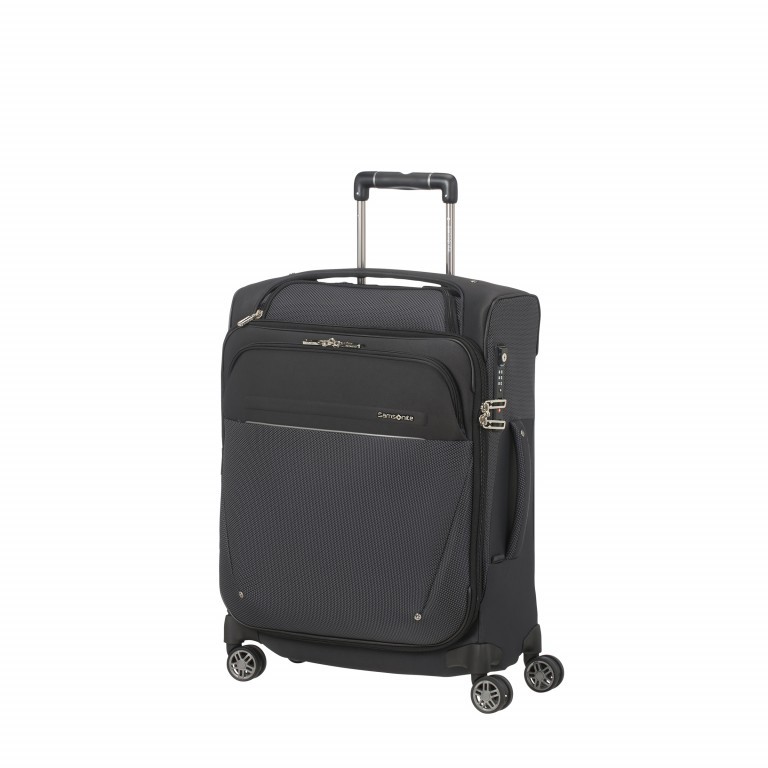 Koffer B-Lite Icon Spinner 55 mit Toppocket Black, Farbe: schwarz, Marke: Samsonite, EAN: 5414847969270, Bild 1 von 10