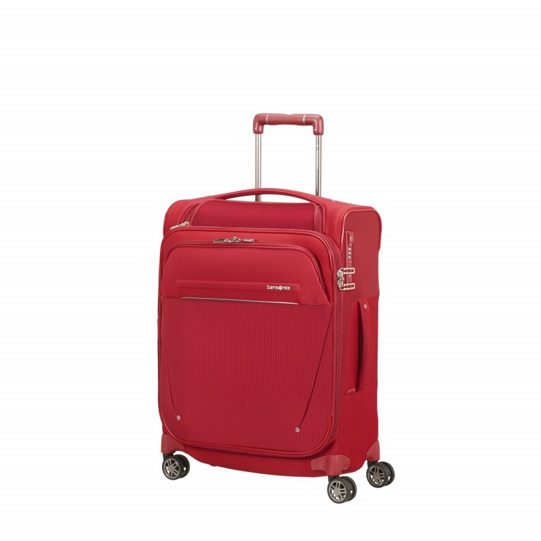 Koffer B-Lite Icon Spinner 55 mit Toppocket Red, Farbe: rot/weinrot, Marke: Samsonite, EAN: 5414847964053, Bild 1 von 10