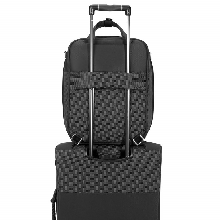 Rucksack B-Lite Icon 3-Way Laptop Backpack 15.6 Zoll erweiterbar Black, Farbe: schwarz, Marke: Samsonite, EAN: 5414847969249, Bild 11 von 11