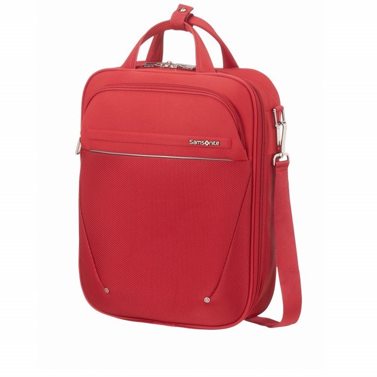 Rucksack B-Lite Icon 3-Way Laptop Backpack 15.6 Zoll erweiterbar Red, Farbe: rot/weinrot, Marke: Samsonite, EAN: 5414847964039, Bild 2 von 11