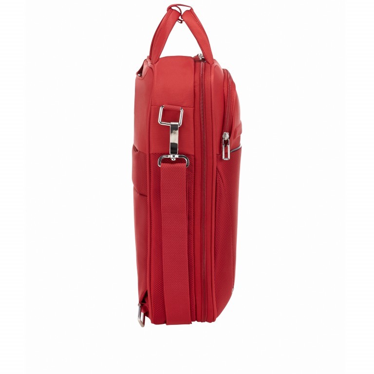 Rucksack B-Lite Icon 3-Way Laptop Backpack 15.6 Zoll erweiterbar Red, Farbe: rot/weinrot, Marke: Samsonite, EAN: 5414847964039, Bild 5 von 11