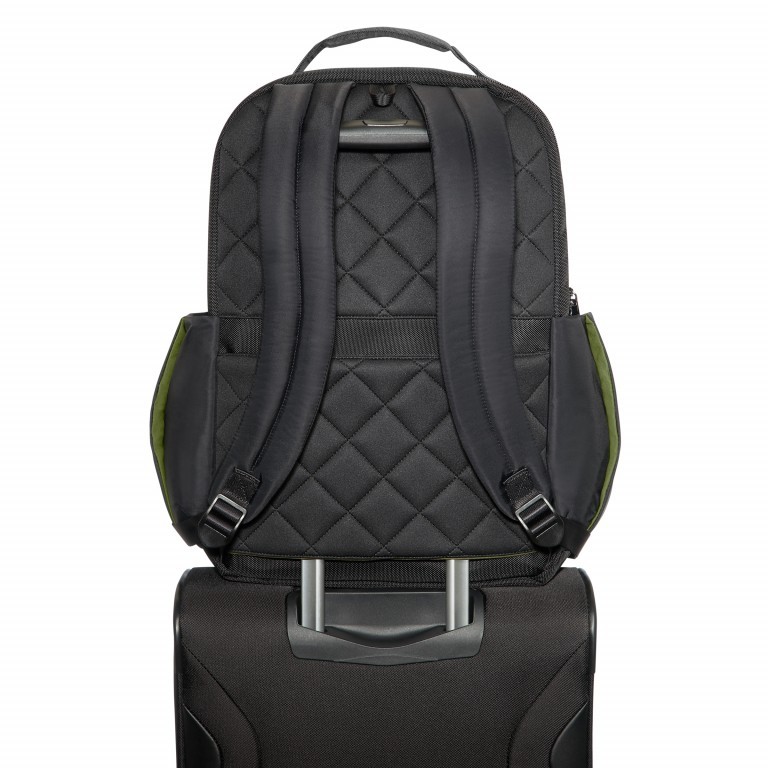 Rucksack Openroad Weekender Backpack 17.3 Zoll mit Smart Sleeve Black, Farbe: schwarz, Marke: Samsonite, EAN: 5414847712418, Abmessungen in cm: 39x48x26, Bild 10 von 17