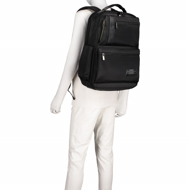 Rucksack Openroad Weekender Backpack 17.3 Zoll mit Smart Sleeve Black, Farbe: schwarz, Marke: Samsonite, EAN: 5414847712418, Abmessungen in cm: 39x48x26, Bild 6 von 17