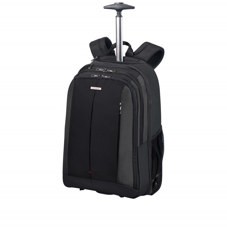 Laptoptasche Guardit 2.0 Backpack Wheels 15.6 Zoll mit Smart Sleeve Black, Farbe: schwarz, Marke: Samsonite, EAN: 5414847909375, Abmessungen in cm: 33.5x48x20, Bild 2 von 13