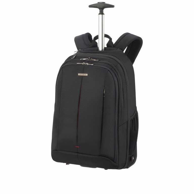 Laptoptasche Guardit 2.0 Backpack Wheels 15.6 Zoll mit Smart Sleeve Black, Farbe: schwarz, Marke: Samsonite, EAN: 5414847909375, Abmessungen in cm: 33.5x48x20, Bild 3 von 13