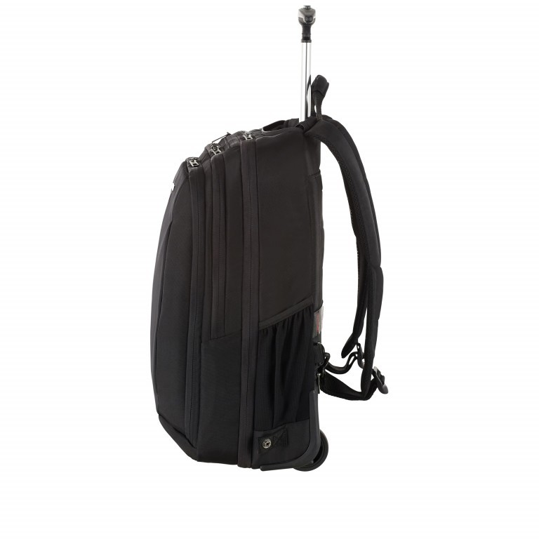 Laptoptasche Guardit 2.0 Backpack Wheels 15.6 Zoll mit Smart Sleeve Black, Farbe: schwarz, Marke: Samsonite, EAN: 5414847909375, Abmessungen in cm: 33.5x48x20, Bild 4 von 13