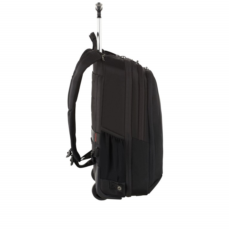 Laptoptasche Guardit 2.0 Backpack Wheels 15.6 Zoll mit Smart Sleeve Black, Farbe: schwarz, Marke: Samsonite, EAN: 5414847909375, Abmessungen in cm: 33.5x48x20, Bild 5 von 13