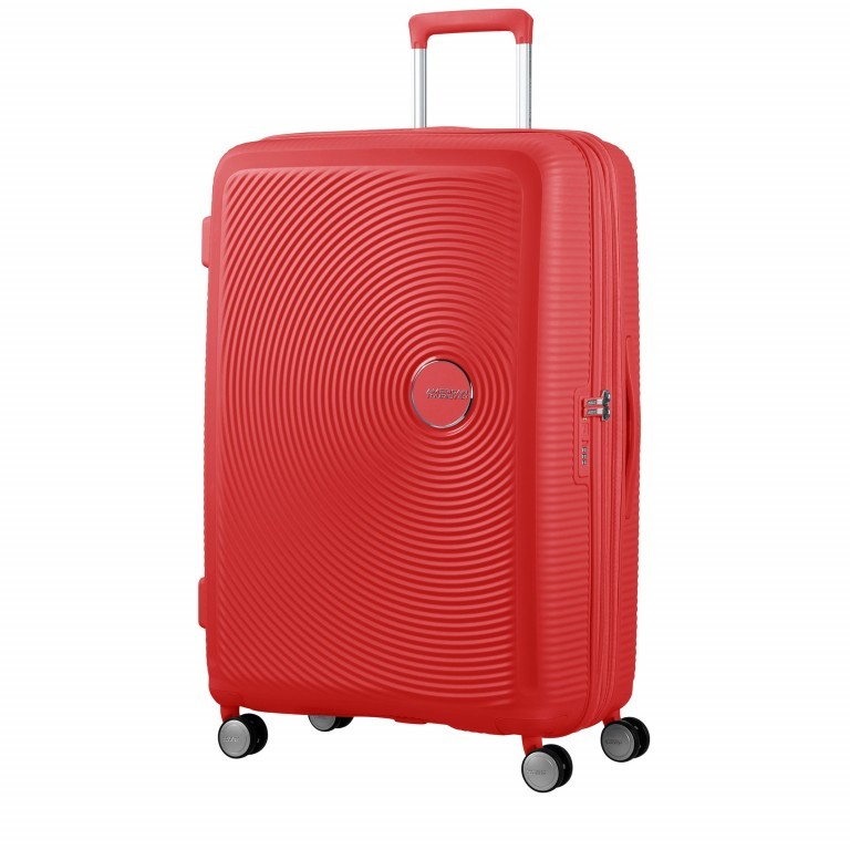 Trolley Soundbox 4-Rollen 77 cm Coral Red, Farbe: rot/weinrot, Marke: American Tourister, EAN: 5414847961458, Abmessungen in cm: 51.5x77x29.5, Bild 2 von 12