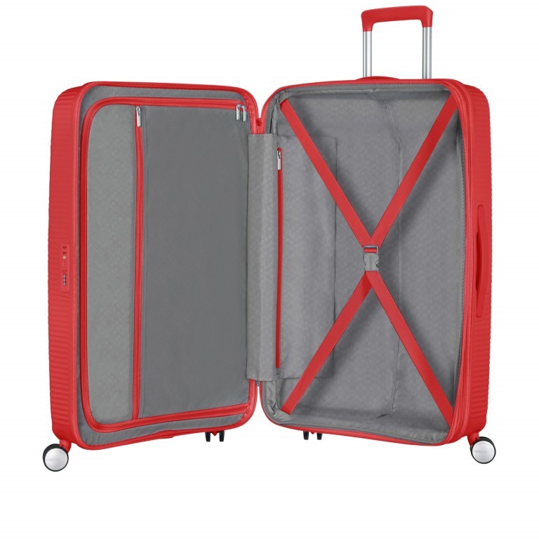 Trolley Soundbox 4-Rollen 77 cm Coral Red, Farbe: rot/weinrot, Marke: American Tourister, EAN: 5414847961458, Abmessungen in cm: 51.5x77x29.5, Bild 6 von 12