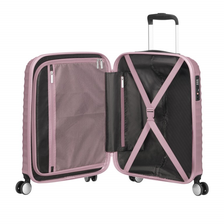 Trolley Jetglam Größe 55 cm Metallic Pink, Farbe: rosa/pink, Marke: American Tourister, EAN: 5414847964695, Abmessungen in cm: 40x55x20, Bild 5 von 7