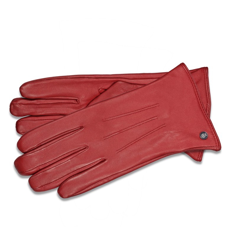 Handschuhe Talinn Damen Leder Touch-Funktion Größe 7 Red, Farbe: rot/weinrot, Marke: Roeckl, EAN: 4053071114325, Bild 1 von 1