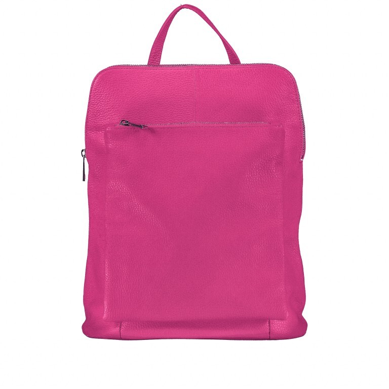 Rucksack / Umhängetasche Dollaro Fuchsia, Farbe: rosa/pink, Marke: Hausfelder Manufaktur, EAN: 4065646014084, Abmessungen in cm: 29x38x11, Bild 1 von 5