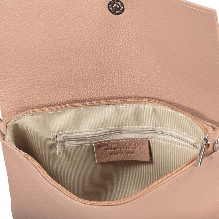 Umhängetasche Dollaro Rose, Farbe: rosa/pink, Marke: Hausfelder Manufaktur, EAN: 4065646000957, Abmessungen in cm: 28x17x2, Bild 6 von 6