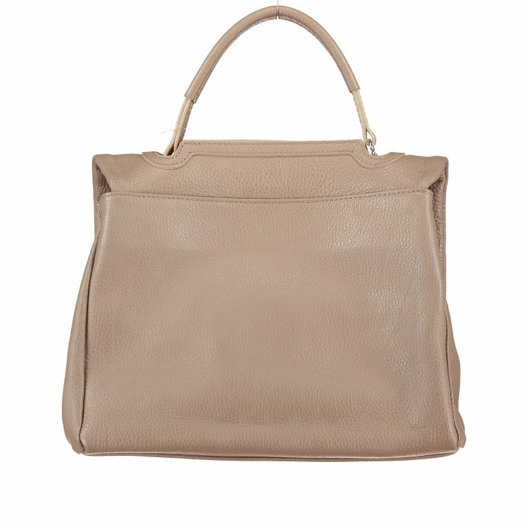Handtasche Dollaro Weiß, Farbe: weiß, Marke: Hausfelder Manufaktur, Abmessungen in cm: 29x22x12, Bild 3 von 8