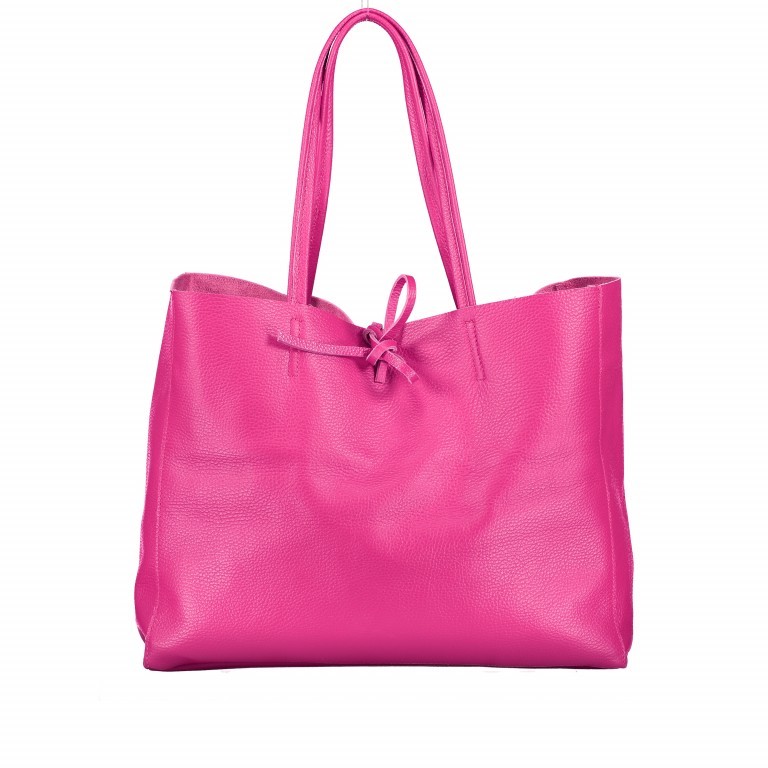Shopper Dollaro Fuchsia, Farbe: rosa/pink, Marke: Hausfelder Manufaktur, EAN: 4065646003781, Abmessungen in cm: 38x31.5x12, Bild 1 von 7
