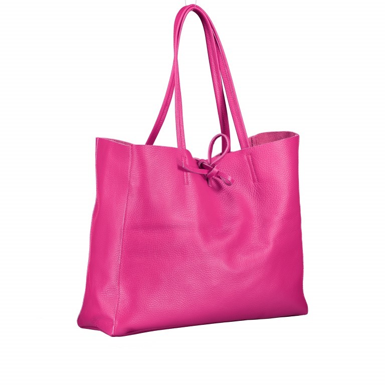 Shopper Dollaro Fuchsia, Farbe: rosa/pink, Marke: Hausfelder Manufaktur, EAN: 4065646003781, Abmessungen in cm: 38x31.5x12, Bild 2 von 7