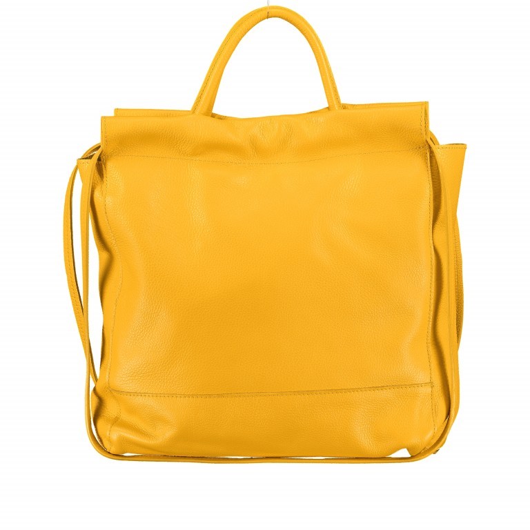 Handtasche Dollaro Gelb, Farbe: gelb, Marke: Hausfelder Manufaktur, EAN: 4065646003675, Abmessungen in cm: 33x37x10, Bild 1 von 7