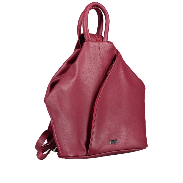 Rucksack Alba 827 Rot, Farbe: rot/weinrot, Marke: Flanigan, EAN: 4035486089931, Abmessungen in cm: 25.5x30x11, Bild 2 von 12