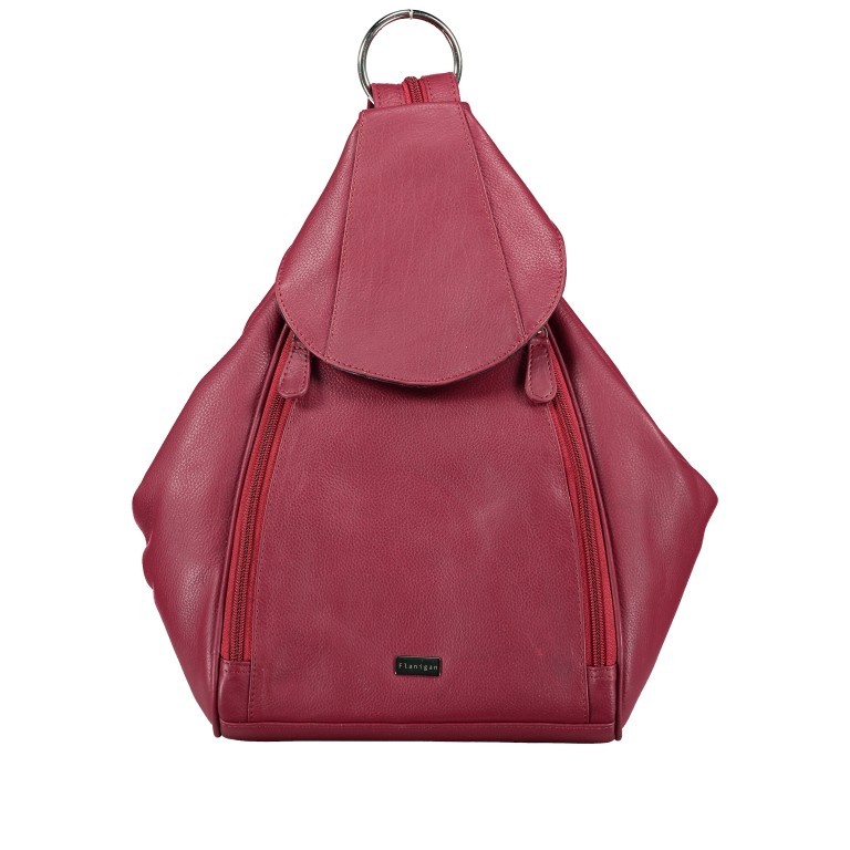 Rucksack Alba 826 Rot, Farbe: rot/weinrot, Marke: Flanigan, EAN: 4035486089955, Abmessungen in cm: 22x35x9, Bild 1 von 10