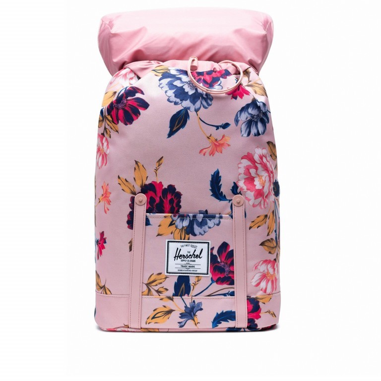 Rucksack Retreat Rubber Straps Volumen 18 Liter Winter Flora, Farbe: bunt, Marke: Herschel, EAN: 0828432314409, Abmessungen in cm: 34x46x12, Bild 2 von 5