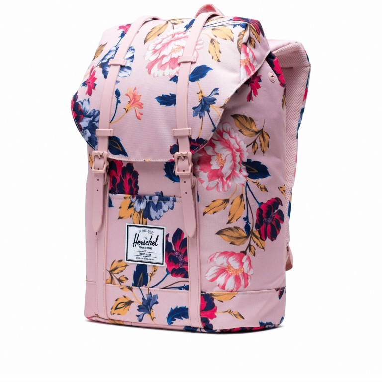 Rucksack Retreat Rubber Straps Volumen 18 Liter Winter Flora, Farbe: bunt, Marke: Herschel, EAN: 0828432314409, Abmessungen in cm: 34x46x12, Bild 3 von 5