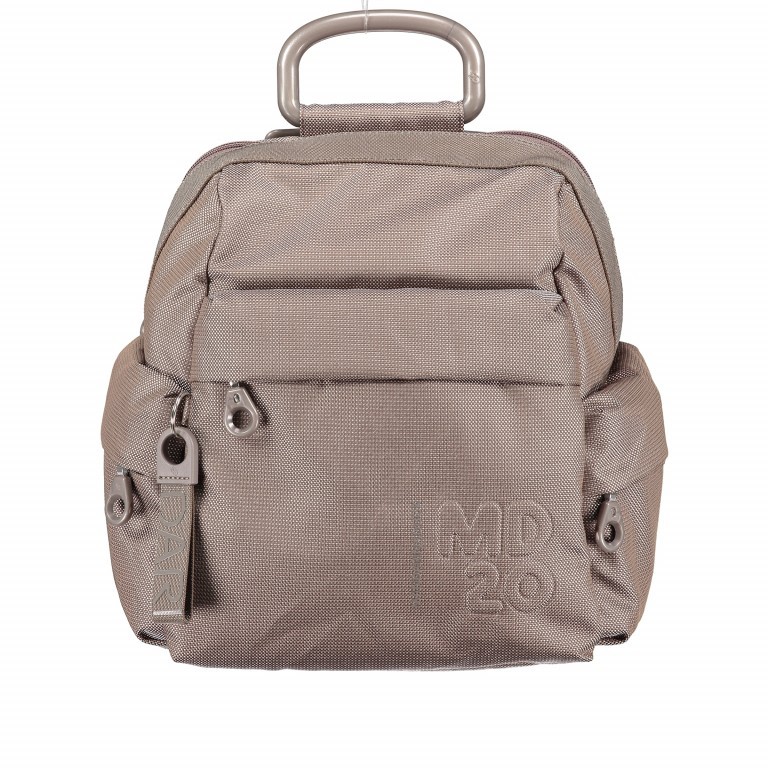 Rucksack MD20 QMTT1 Taupe, Farbe: taupe/khaki, Marke: Mandarina Duck, EAN: 8032803689337, Abmessungen in cm: 23.5x28x12, Bild 1 von 7