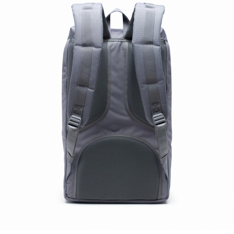 Rucksack Little America einfarbig Volumen 23 Liter Grey Black, Farbe: grau, Marke: Herschel, EAN: 0828432314515, Abmessungen in cm: 28.56x49.9x17.78, Bild 3 von 5