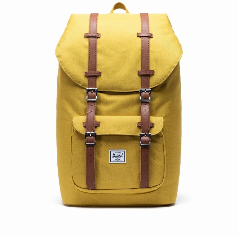 Rucksack Little America einfarbig Volumen 23 Liter Arrowwood Crosshatch, Farbe: gelb, Marke: Herschel, EAN: 0828432314546, Abmessungen in cm: 28.56x49.9x17.78, Bild 1 von 4