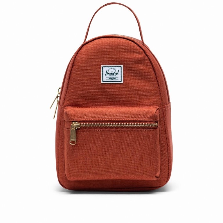 Rucksack Nova Mini Volumen 9 Liter Picante Crosshatch, Farbe: orange, Marke: Herschel, EAN: 0828432315888, Abmessungen in cm: 20x28x12, Bild 1 von 6