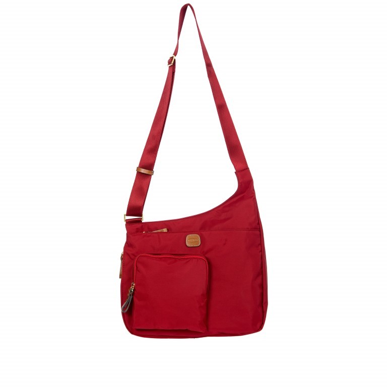 Umhängetasche X-BAG & X-Travel Chianti, Farbe: rot/weinrot, Marke: Brics, EAN: 8016623123639, Abmessungen in cm: 32x28x8, Bild 1 von 7