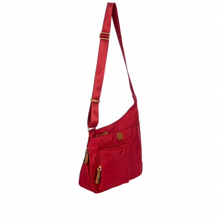 Umhängetasche X-BAG & X-Travel Chianti, Farbe: rot/weinrot, Marke: Brics, EAN: 8016623123639, Abmessungen in cm: 32x28x8, Bild 2 von 7