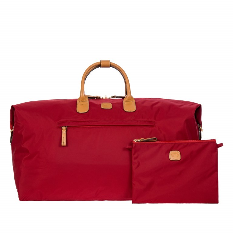 Reisetasche X-BAG & X-Travel 2 in 1 Chianti, Farbe: rot/weinrot, Marke: Brics, EAN: 8016623123783, Abmessungen in cm: 55x32x20, Bild 10 von 10