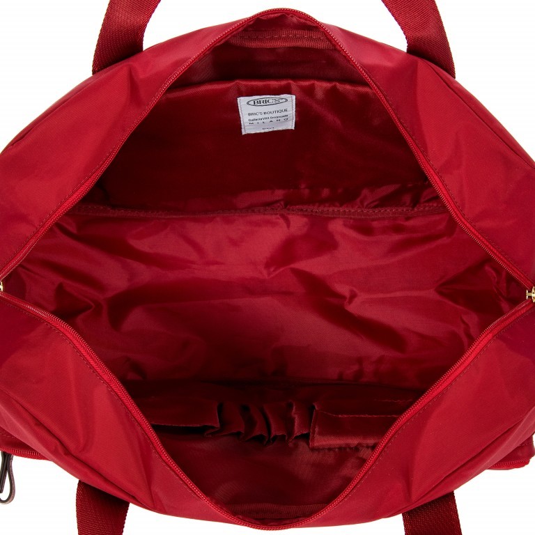 Reisetasche X-BAG & X-Travel Chianti, Farbe: rot/weinrot, Marke: Brics, EAN: 8016623123837, Abmessungen in cm: 46x24x22, Bild 7 von 9