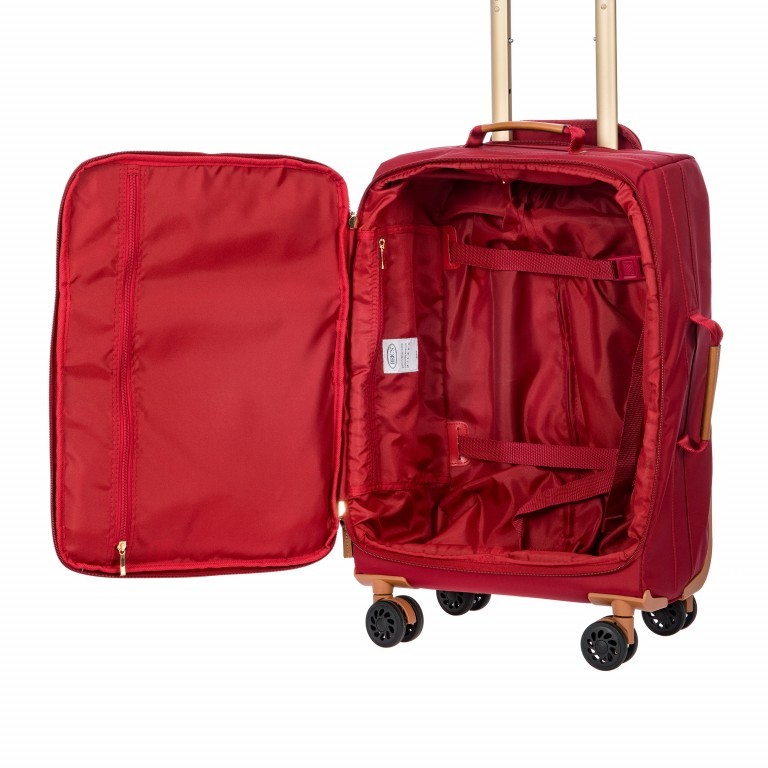 Koffer X-BAG & X-Travel 55 cm Chianti, Farbe: rot/weinrot, Marke: Brics, EAN: 8016623115498, Abmessungen in cm: 36x55x23, Bild 6 von 9