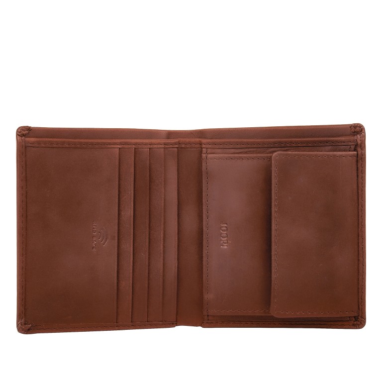 Geldbörse Loreto Daphnis SV6 Dark Brown, Farbe: braun, Marke: Joop!, EAN: 4053533746453, Abmessungen in cm: 9.5x10.5x2, Bild 3 von 4
