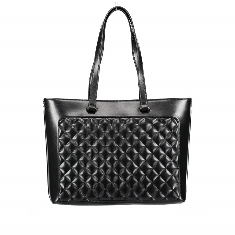 Shopper Schwarz, Farbe: schwarz, Marke: Love Moschino, EAN: 8059610232518, Abmessungen in cm: 34.5x28x12, Bild 3 von 5